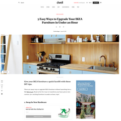 Dwell Magazine 5 Easy Ways to Upgrade Your Ikea Furniture