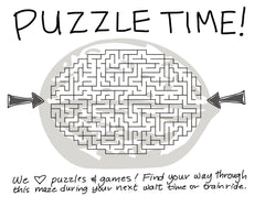 Free Maze Puzzle from Walnut Studiolo