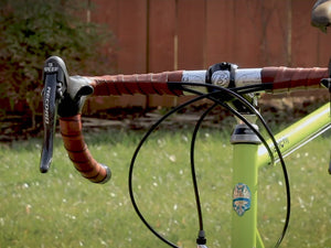 Short video showing what the coil bar wraps look like on the bicycle and very brief summary of how they're installed, wrapped in circles around the bar.