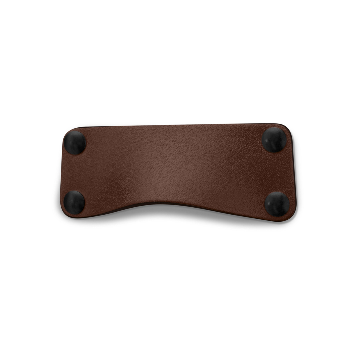 Walnut Studiolo Drawer Pulls Leather Bin Pull - The Morrison Variant Dark Brown / Black