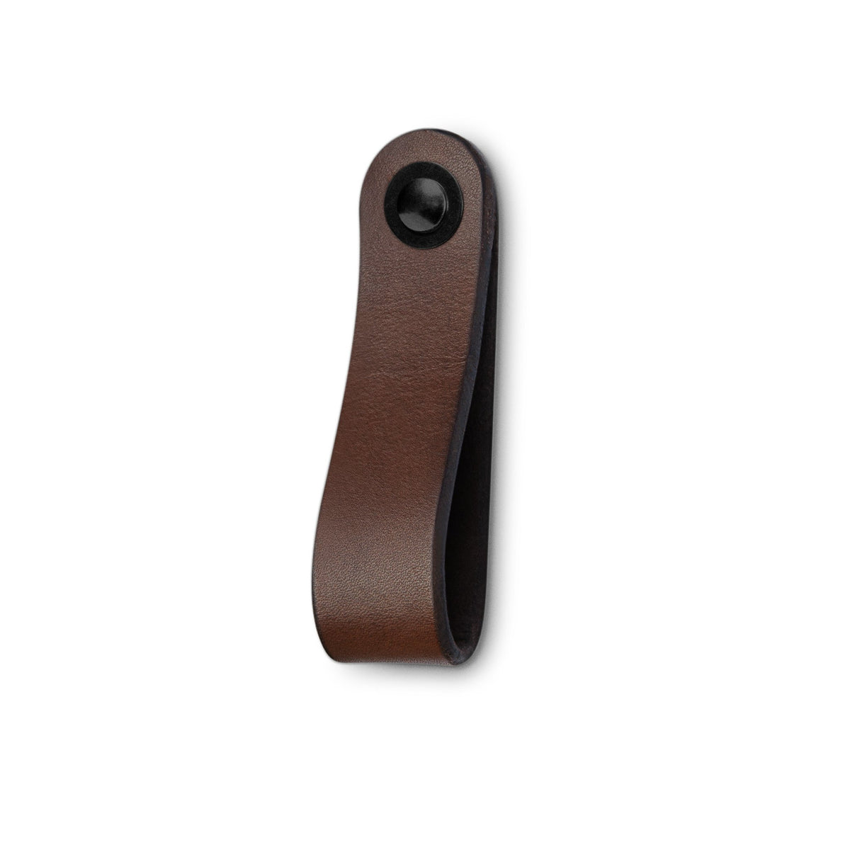 Walnut Studiolo Drawer Pulls Leather Drawer Pull - The Hawthorne (Wide) Dark Brown / Black