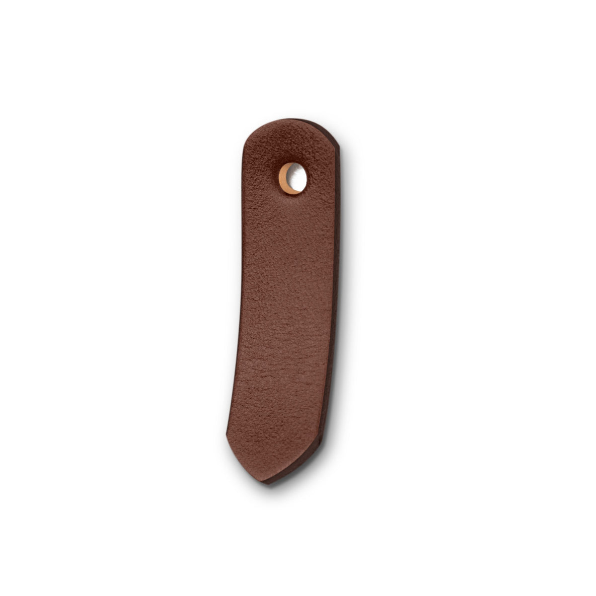 Walnut Studiolo Drawer Pulls Leather Tab Pull - The St. Johns Dark Brown / No Hardware